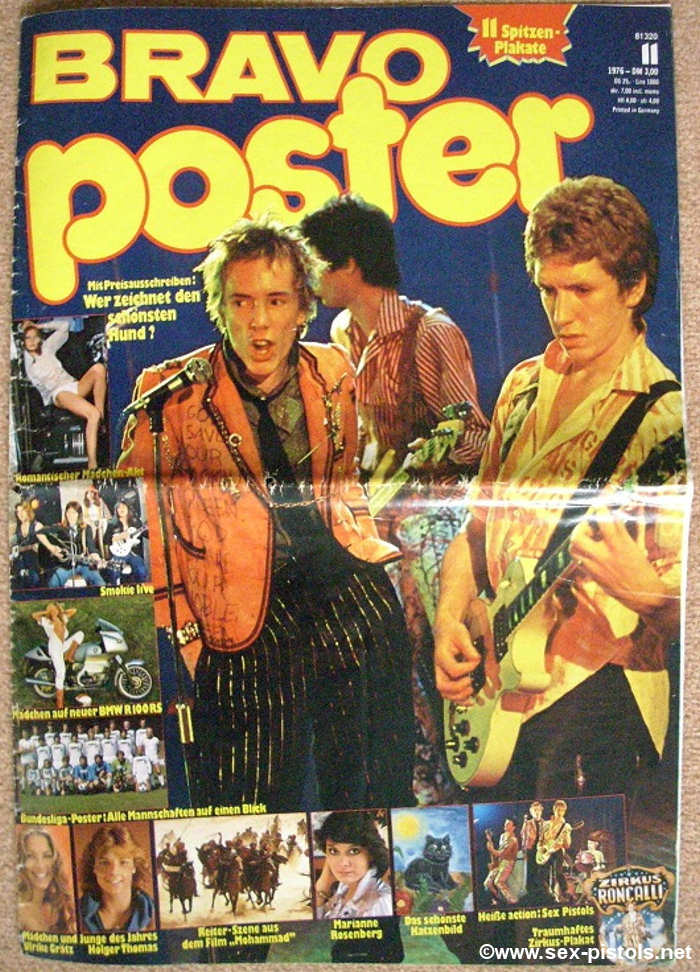 BRAVO POSTER MAGAZINE #11 NOVEMBER 1976