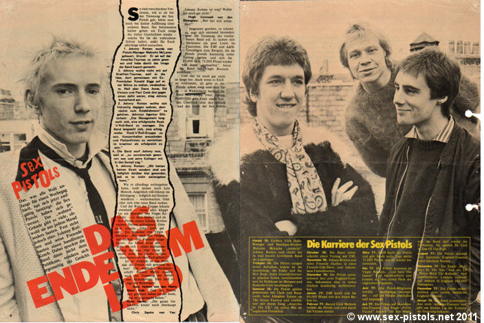 God Save The Sex Pistols West Germany Popfoto Magazine