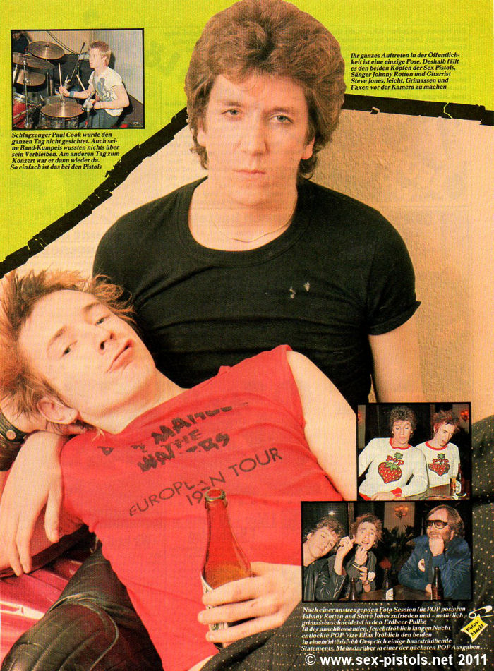 God Save The Sex Pistols West Germany Pop Magazine Late