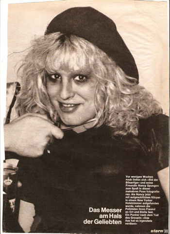 Stern Magazine 1979. Sid Vicious Dead.