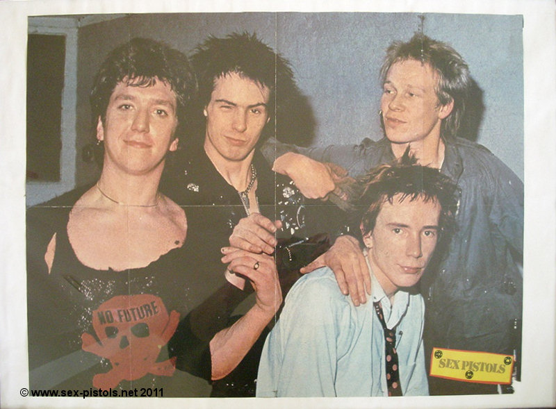 God Save The Sex Pistols West Germany Pop Magazine Poster 1977
