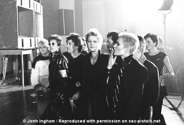 Siouxsie Sioux, Viv Albertine and friends parade their unique fashions at Notre Dame Hall, London