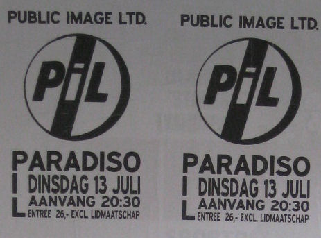 Public Image Limited - Live at the Paradiso Amsterdam, 13th July 2010