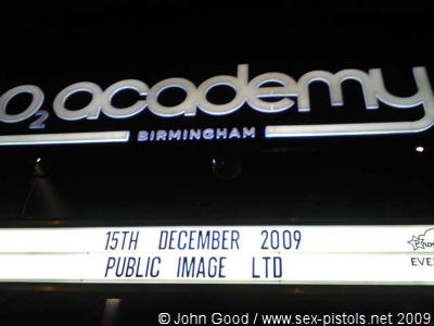 Public Image Limited - Birmingham 2009