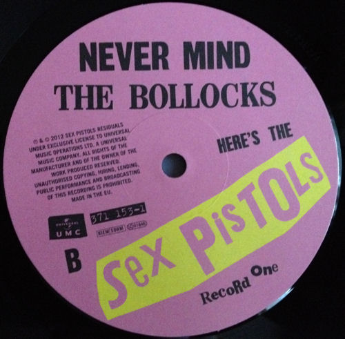 Never Mind The Bollocks, Here's The Sex Pistols (Universal SexPisdv1977)