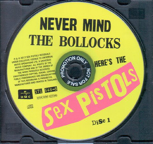 Never Mind The Bollocks Thailand UMC 2012 Deluxe Edition Promo
