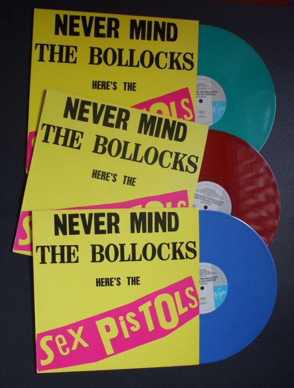 coloured vinyl pressings (virgin label)