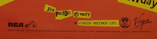 Never Mind The Bollocks, Here's The Sex Pistols (Virgin 104 8362)