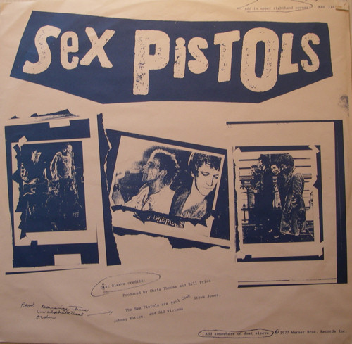 Never Mind The Bollocks, Here's The Sex Pistols (Warner Brothers KBS 3147)