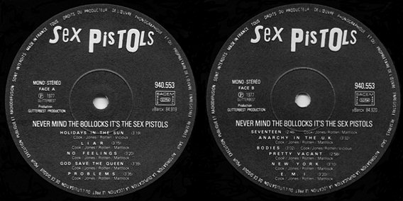 Never Mind The Bollocks, Here's The Sex Pistols