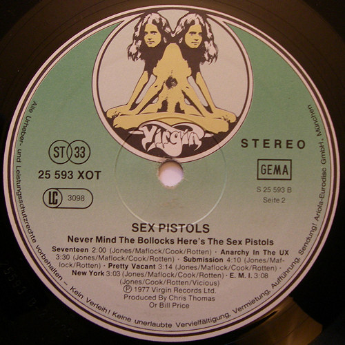 Never Mind The Bollocks, Here's The Sex Pistols (Virgin 25 593 XOT)