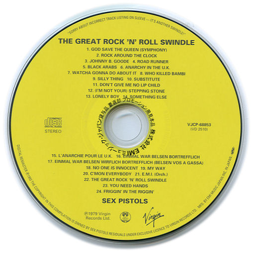 The Great Rock 'N' Roll Swindle (VJCP - 68853)