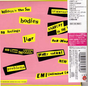 God Save The Sex Pistols Japanese CD 1999 Never Mind The Bollocks Here S The Sex Pistols VJCP