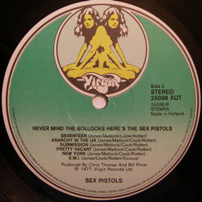 Sex Pistols - Never Mind The Bollocks: Netherlands First Pressing