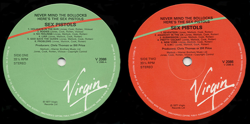 Label variations green / red. Spotters guide