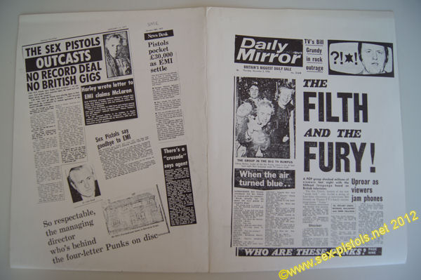 Never Mind The Bollocks: United States Of America WB Promo Materials 1977 Press Pack