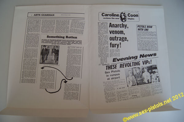 Never Mind The Bollocks: United States Of America WB Promo Materials 1977 Press Pack