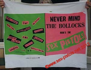 Never Mind The Bollocks: United States Of America WB Promo Materials 1977 Badge / Banner / Overview