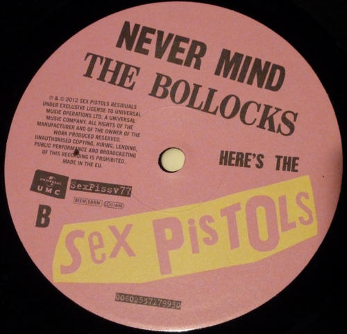 Never Mind The Bollocks, Here's The Sex Pistols (Universal SexPissv1977)