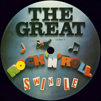 The Great Rock 'N' Roll Swindle Double LP Virgin Records New Zealand