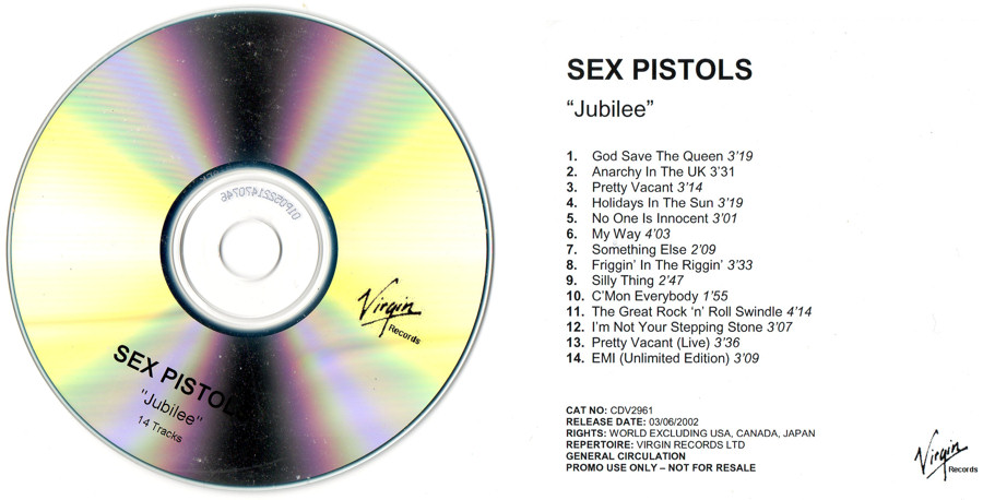 Sex Box & Jubilee Promo CD