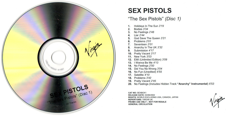 Sex Box & Jubilee Promo CD