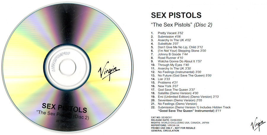 Sex Box & Jubilee Promo CD