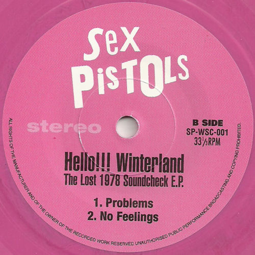 HELLO!!! WINTERLAND THE LOST 1978 SOUNDCHECK E.P.