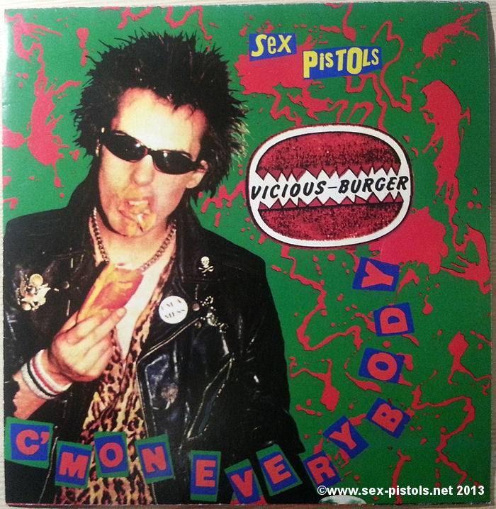 Sex Pistols - C'Mon Everybody "Withdrawn Sleeve" United Kingdom 7"