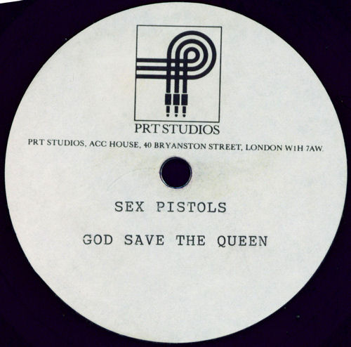 GOD SAVE THE QUEEN 10" A&M ACETATE COUNTERFEIT