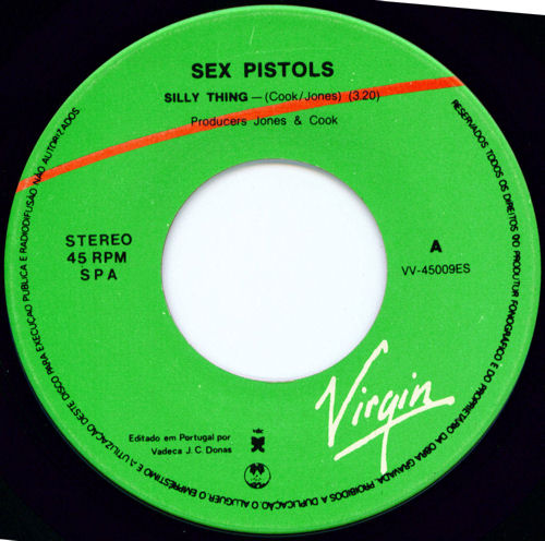  Sex Pistols - Silly Thing Portugal 7"