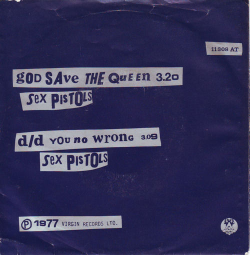 God Save The Queen / Do You No Wrong (Virgin 11308 AT)