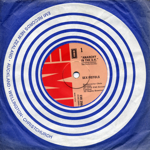 Anarchy In The UK / I Wanna Be Me (EMI 2566) New Zealand