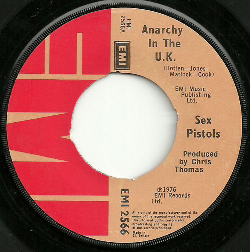 Anarchy In The UK / I Wanna Be Me (EMI 2566)