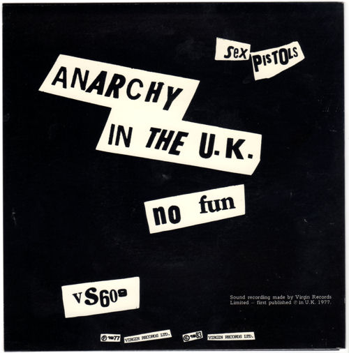 Anarchy In The UK Australia 7" (1983)