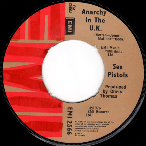 Anarchy In The UK / I Wanna Be Me (EMI 2566)