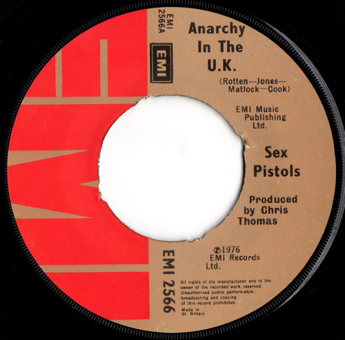 Anarchy In The UK / I Wanna Be Me (EMI 2566)