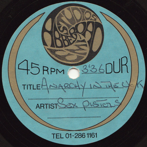 Sex Pistols Anarchy In The U.K. - Demo UK Promo 7