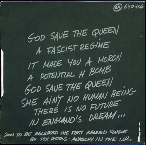God Save The Queen / Did You No Wrong (Barclay 640 106) EA Code