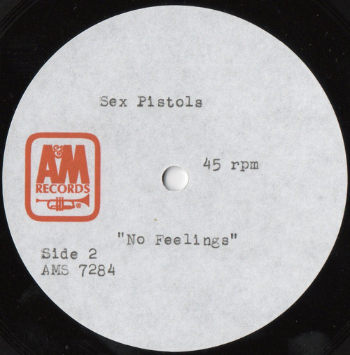 God Save The Queen / No Feeling Acetate (A&M AMS 7284)