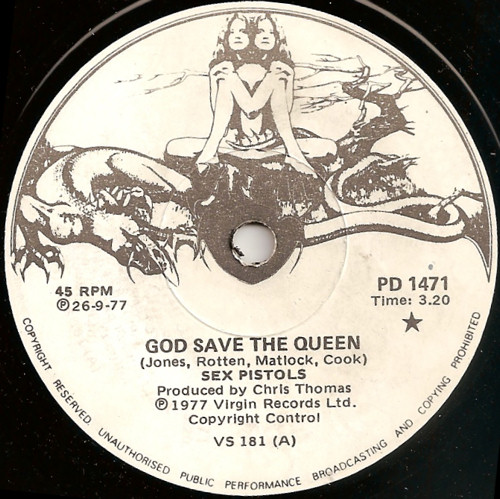 God Save The Queen / Did You No Wrong (Virgin PD 1471)