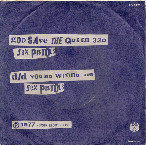 God Save The Queen / Did You No Wrong (Virgin PD 1471)