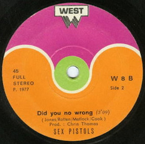 God Save The Queen / Do You No Wrong (West W8)