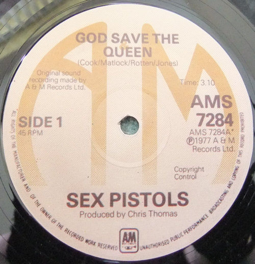  A&M God Save The Queen Counterfeit 12"