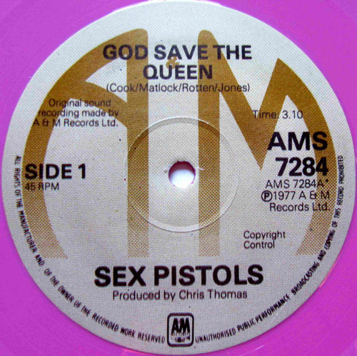  A&M God Save The Queen Counterfeit 12"