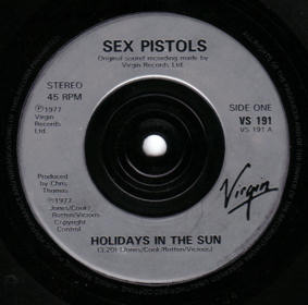 Holidays In The Sun / Satellite (Virgin VS 191)