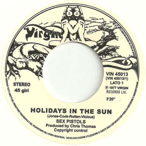 Holidays In The Sun / Satellite (Virgin VIN 45013)