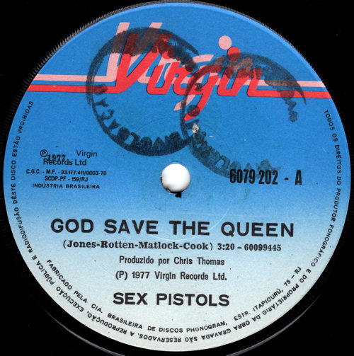 God Save The Queen / Did You No Wrong (Virgin 6079 202)