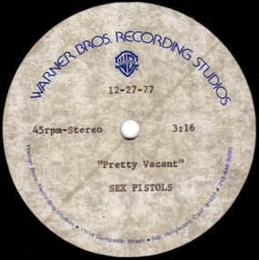 Pretty Vacant / Submission (Warner Bros.)