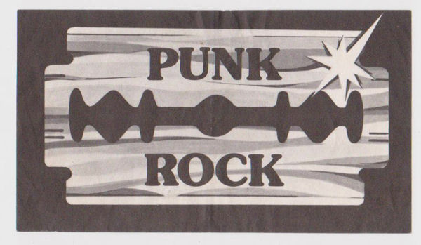 'Punk Rock' insert 